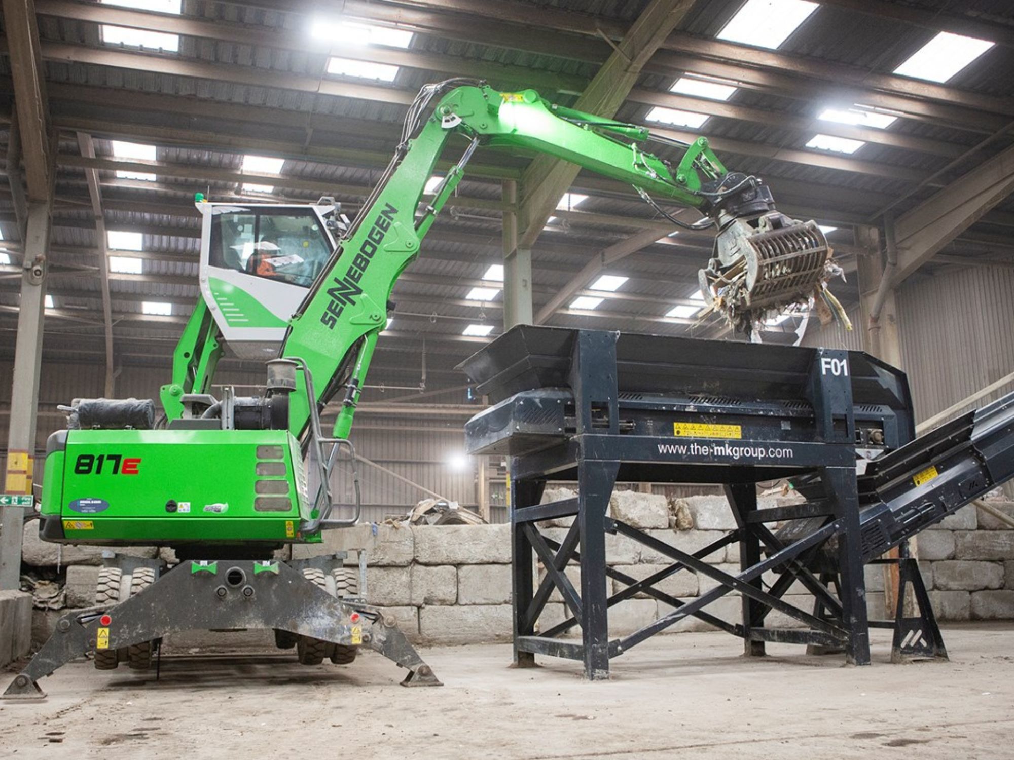 modular static mobile waste recycling equipment